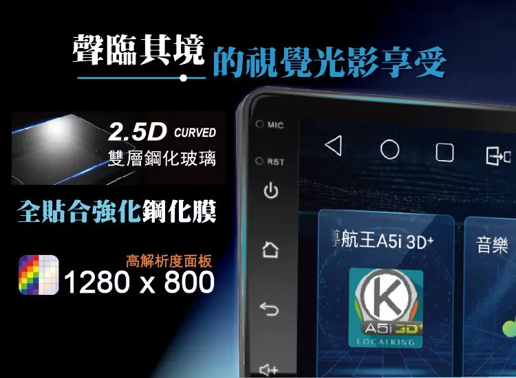 聲臨其境的觀感享受